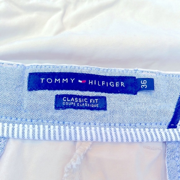 TOMMY HILFIGER- Men's Cream Shorts 🩳 - Picture 2 of 8